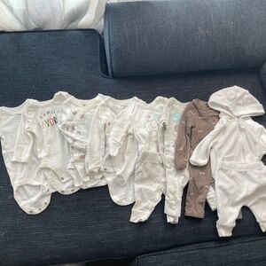 Carters 10 piece newborn lot